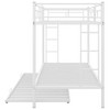 NicBex Twin over Twin Bunk Bed with Safety Guardrail,Twin Loft Bed with Ladder and Trundle,Modern Bunk Beds,Noise Reduced Bunk Beds for Bedroom - 4 of 4
