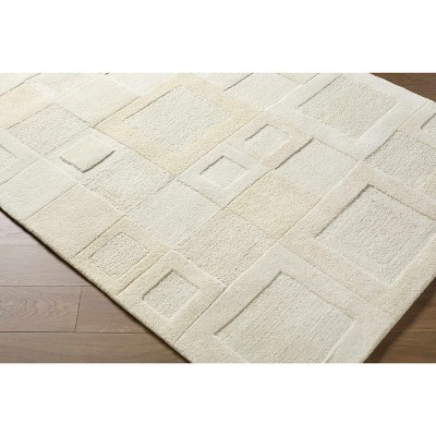 Hauteloom Botham Wool Living Room, Bedroom Area Rug - Contemporary - High Pile