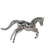 Large Horse Statue 19" H – Hand-Cast Aluminum – Nickel Finish Decor Piece By Old Modern Handicrafts - 3 of 4