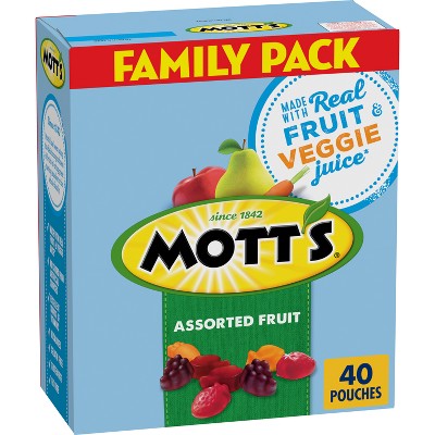 Mott's Assorted Fruit - 40ct