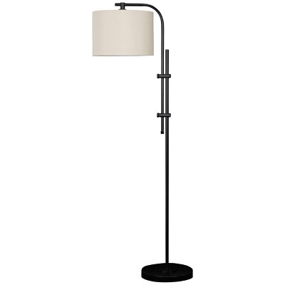 Baronvale 60" Contemporary Black Metal Adjustable Floor Lamp