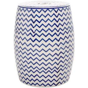 Salana 18.25" Garden Stool - ACS4604 - Indoor/Outdoor - Safavieh - 1 of 4