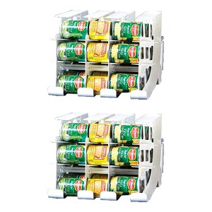 FIFO Countertop Can Tracker Holds 54 Standard 10 to 15 Oz Cans - 1 of 4