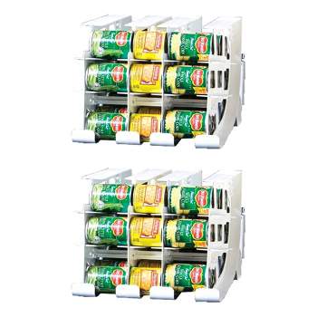 FIFO Can Tracker Stores 54 cans | Rotates First in First Out | Canned Goods  Organizer for Cupboard, Pantry and Cabinet | Food Storage | Organize Your