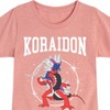 Girls' - Pokémon - Koraidon Collegiate Fitted Short Sleeve Graphic T-Shirt - 2 of 4