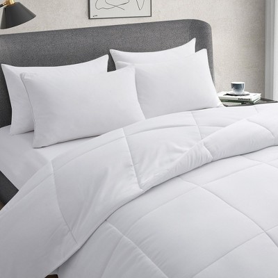 Peace Nest All Season Down Alternative Comforter with Soft Peach Skin Shell, King