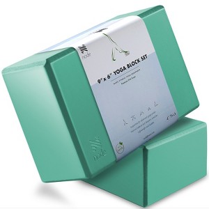 Node Fitness Yoga Block (Set of 2) - 4" Thick Brick - 1 of 4