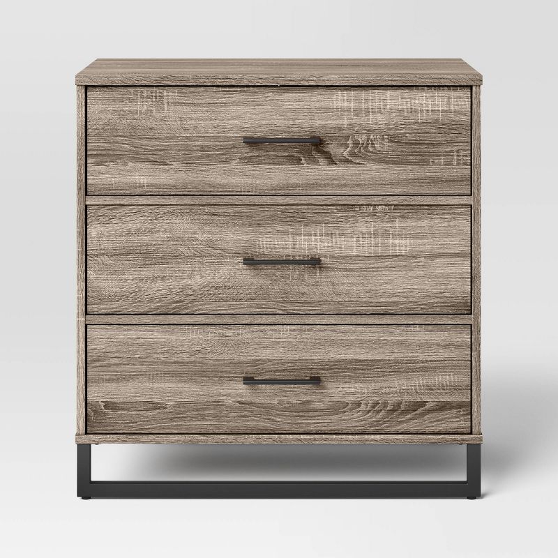 Mixed Material 3 Drawer Dresser - Room Essentials™, 4 of 10