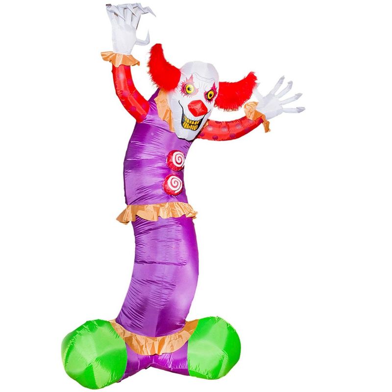 Morbid Giant Clown Inflatable Prop Decor, 1 of 2
