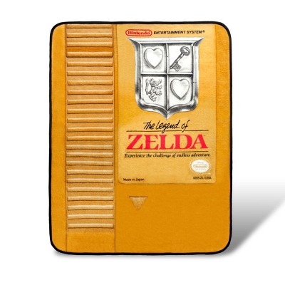 Franco Manufacturing Co Nintendo The Legend of Zelda Gold Cartridge Lightweight Blanket | 45 x 60 Inches