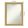 Amanti Art Grace Brushed Gold Petite Bevel Bathroom Wall Mirror 27.5 x 21.5 in. - 4 of 4