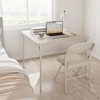 Folding Table, 27.9 Inch Tall Folding Card Table, Portable Square Folding Table with PU Soft Cushion, Foldable Table Suitable for Living Room - 4 of 4