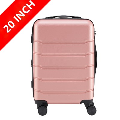 Musment 20" Hardside Luggage with Spinner Wheels Expandable and TSA Lock Hard Shell Lightweight Roller Suitcase