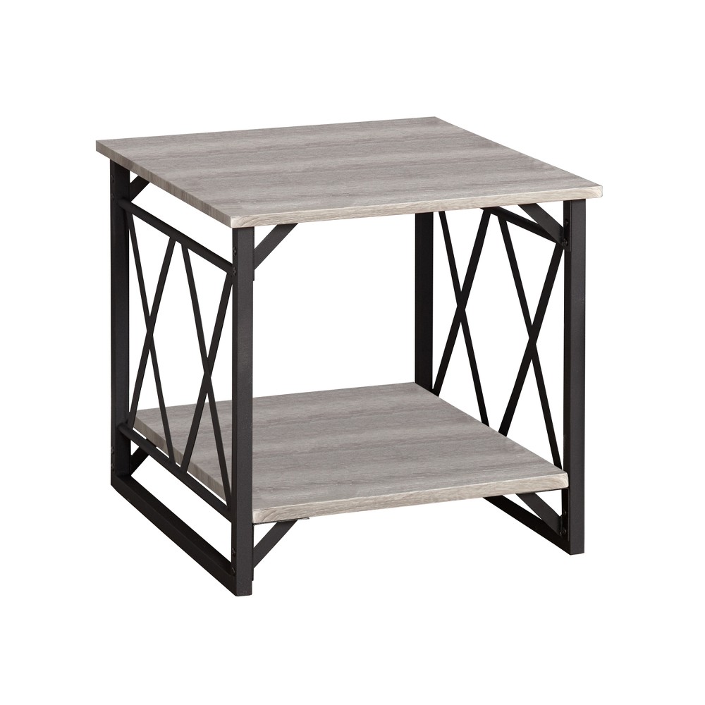 Seneca XX End Table Black/Gray - Buylateral was $119.99 now $59.99 (50.0% off)