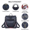 Wikineon Stylish Women's Purses in Classic Navy: Sleek Design with Practical Pockets, Perfect for Daily Errands, Office Days, or Casual Outings - 2 of 4