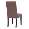 WestinTrends  Upholstered Linen Fabric Dining Chair (Set of 2) - 4 of 4