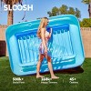 Sloosh Luxe Edition 85" Inflatable Suntan Tub Floating Pool Lounger Pool Tanning Pool Inflatable Tanning Bed for Adults - 2 of 4