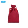 Unique Bargains Linen Bag Bank Deposit Transit Bags Gift Bag with Drawstring 10 Packs - 3 of 4