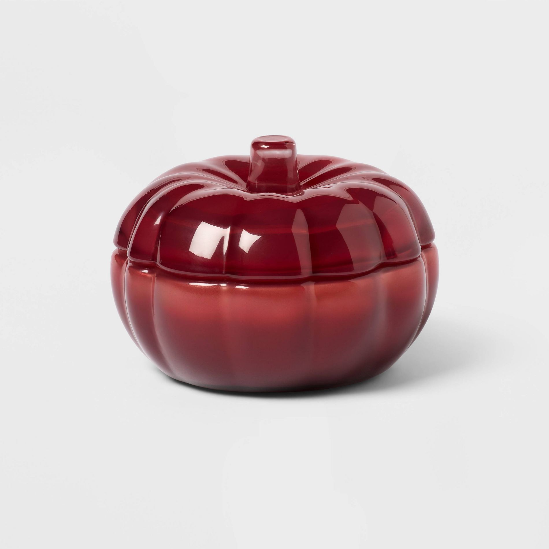 2 Wick Lidded Glass Pumpkin Warm Cider and Cinnamon Jar Candle 5oz - Threshold™