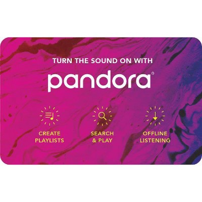 Pandora Music Gift Card (Email Delivery)