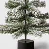 24" Unlit Flocked Indexed Mini Artificial Christmas Tree - Wondershop™ - image 2 of 2