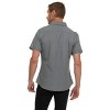 Canada Weather Gear Men’s Short Sleeve Button-Up Shirt – Casual Slim Fit Collared Shirt with Front Pocket – Lightweight Stretch - 4 of 4