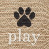 Bone Dry Stone Eat Play Love Bone Shaped Pet Mat - 4 of 4