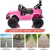 12V Ride on Car for Kids, Electric Kids Car with Remote Control, Music, LED Lights, Suspension, Double Doors, Safety Belt - 3 of 4