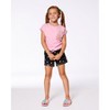 Deux par Deux Girl Organic Cotton Tee with Print and Knot Candy Pink - 2 of 4