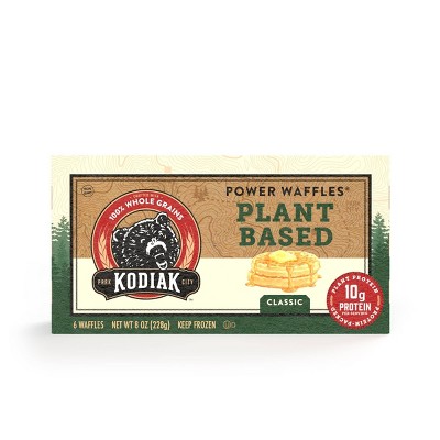 Kodiak Cakes Plant Protein Homestead Style Frozen Waffle - 10.72oz