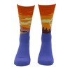 Crazy Dog Men's Think Outside No Box Necessary Socks Funny Sarcastic Nature Graphic Novelty Footwear for Men - 3 of 4