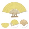 Unique Bargains Halloween Christmas Portable DIY 7-Inch Blank Folding Fan 1 Pc - 3 of 4