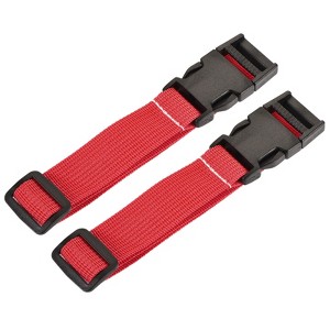 Unique Bargains Travel Packing Adjustable Utility Strap with Buckle 2 Pcs - 1 of 3