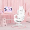 YOOCOZZ Cute Cat Gaming Chair with Paw Lumbar Cushion for Girl Teen Woman - 3 of 4