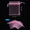 Unique Bargains Drawstring Mini Gift Candy Christmas Party Wedding Organza Bags 50 Pcs - 2 of 4