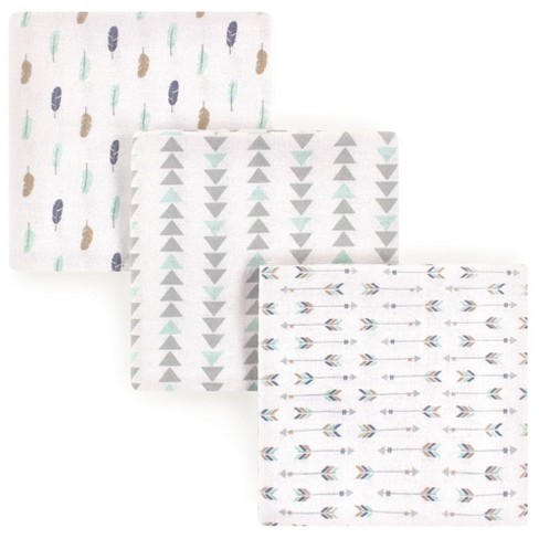 Luvable Friends Baby Boy Cotton Flannel Receiving Blankets Boy Feathers 3 pack One Size Target