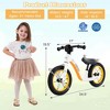 Costway 12 Inch Magnesium Toddler Balance Bike No Pedal Training Toddler Balance Bike White/Pink/Green/Red - 3 of 4