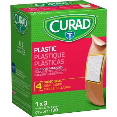 CURAD NON25600 Plastic Adhesive Bandages (Box of 100)