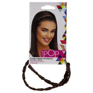 Pop Double Braid Headband - R10 Chestnut by Hairdo for Women - 1 Pc Hair Band - 1 of 2