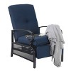 2pc Patio Set with Adjustable Recliner Lounge Chair & Small Side Table - Captiva Designs: All-Weather, UV-Resistant - 2 of 4