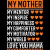Men's Design By Humans Best Mother Description Hearts By OlaFami Tank Top - 2 of 2