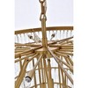 Elegant Lighting Sydney 33 - Light Chandelier in  Satin Gold - 3 of 3