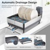 LunaLulinlk Dish Drying Rack, Extendable Stainless Steel Dish Rack for Dishes, Knives, Spoons and Forks - 4 of 4