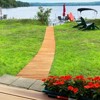 Tangkula 2PCS 8 FT Roll-out Wood Pathway 22" Width Patio Path Straight Weather-Resist - 4 of 4
