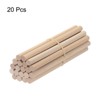 Unique Bargains Arts Garden Christmas Decoration Round Natural Wood Sticks 20 Pcs - 3 of 4