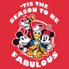 Men's Mickey & Friends Tis the Season to be Fabulous Sweatshirt - 2 of 4
