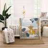 NoJo Disney Lion King Ivory, Teal, Sage and Gold Simba Future King Super Soft Changing Pad Cover - 3 of 3