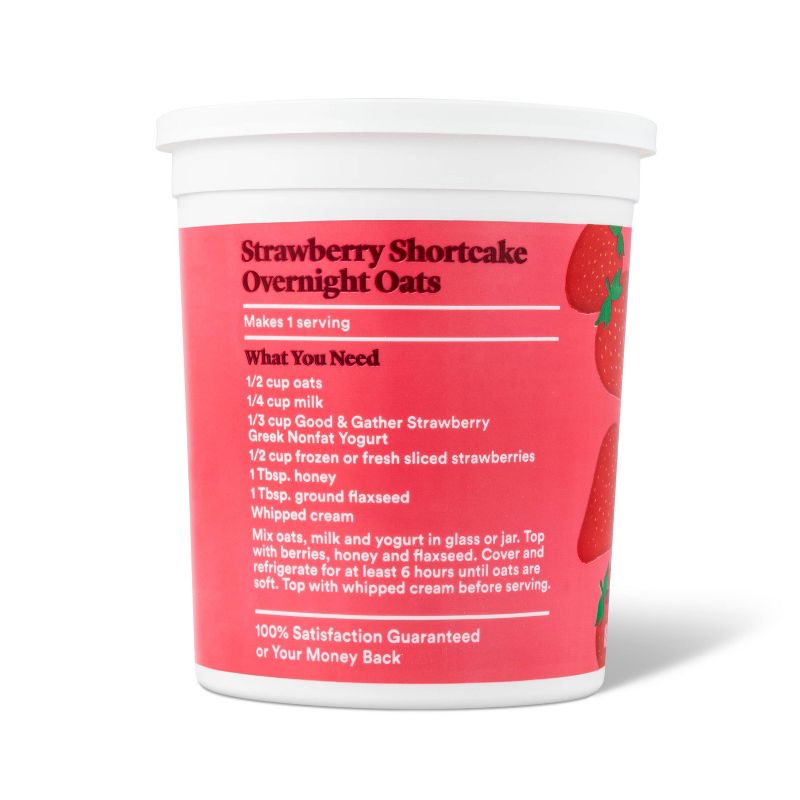 Strawberry Blended Greek Nonfat Yogurt - 32oz - Good &#38; Gather&#8482;, 4 of 5