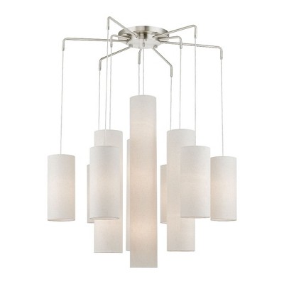 Livex Lighting Strathmore 15 - Light Chandelier in  Brushed Nickel