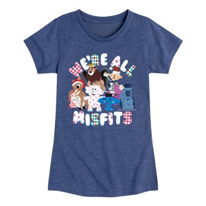Girls' - Rudolph - Misfits Fitted Short Sleeve Graphic T-Shirt - 1 of 4